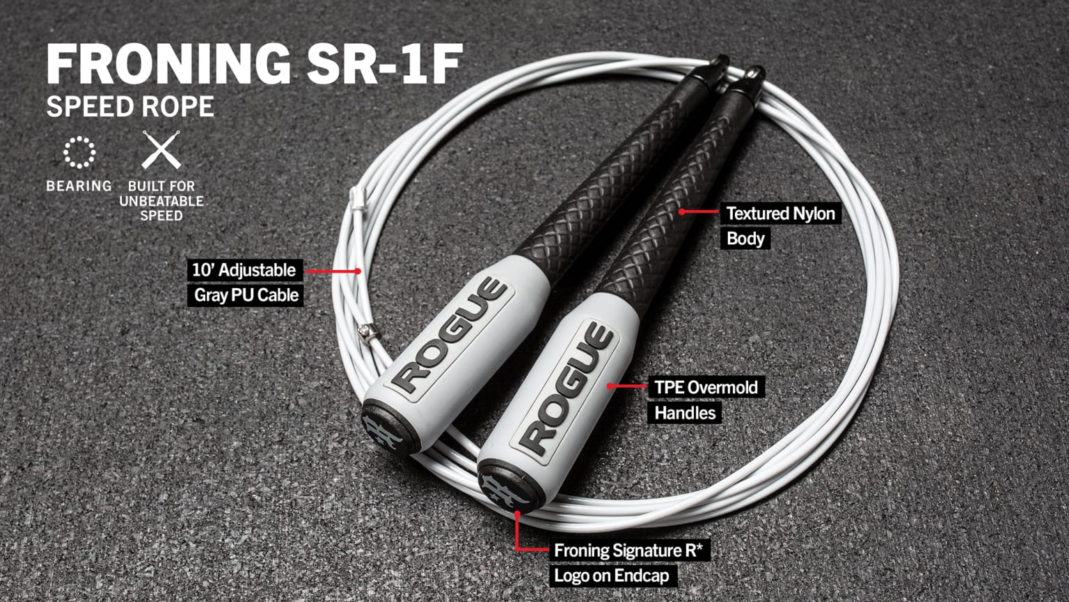 Rogue jump rope cable outlet